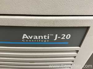 Beckman Coulter Avanti J-20 Refrigerated Laboratory Centrifuge