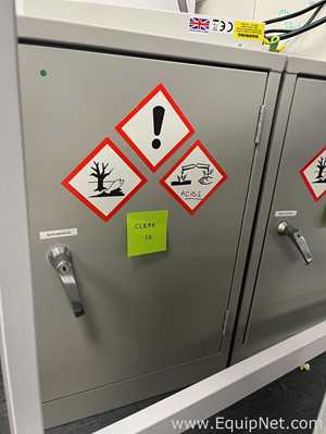 Lot of 2 Acid Cabinets- H710 x W457 x D305mm