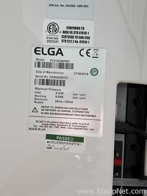 Elga Purelab Chorus 2 Plus RO/DI/UV Water Purifier with Elga Veolia 30L Reservoir