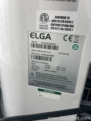 Sistema de Purificación y Destilación de Agua Elga Purelab Chorus 2+