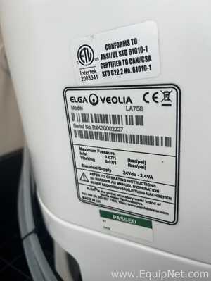 Elga Veolia Water Technologies Chorus 30 Liter Reservoir Tank for Laboratory Water Purifier