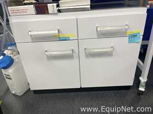 Lot of 3 Kottermann 2 Drawers 2 Doors Laboratory Underbench Storage Cabinets