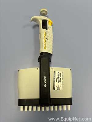 HTL Discovery Comfort Multichannel P200, 20-20uL, 12-Channel Pipette