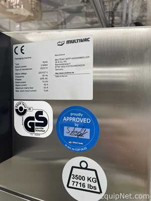 Termoformadora y Prensa Cortadora Multivac R245. Sin usar