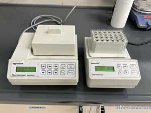 Lot of 2 off Eppendorf Thermomixer Heated Laboratory Mixers