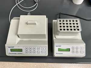 Lot of 2 off Eppendorf Thermomixer Heated Laboratory Mixers