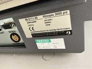 BioChrom Ultrospec 3000 pro UV/Visible Spectrophotometer