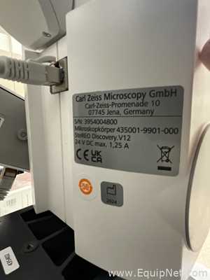 Carl Zeiss SteREO Discovery.V12 Stereo Microscope with Axiocom 208 Color USB Camera