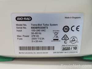 Lot of 2 Bio Rad Trans Blot Turbo Electrophoresis Systems