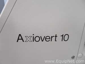 Zeiss Inc. Axiovert 10 Inveted Microscope With Power Supply