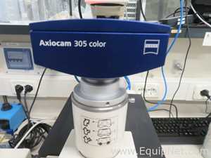 Zeiss Inc. Axiovert 10 Inveted Microscope With Power Supply