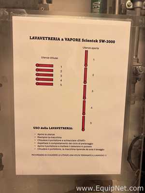 Lavadora para Laboratórios/Peça Scientek SW 3000