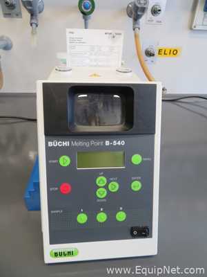 Aparato de Punto de Fusión Buchi Labortechnik AG B-540