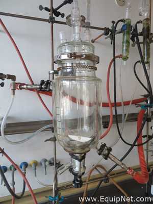 Jacketed 4000ml Glass Reactor with Huber Unistat 360 Chiller