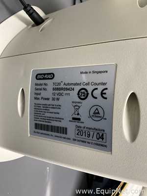 Bio Rad TC20 Automated Cell Counter