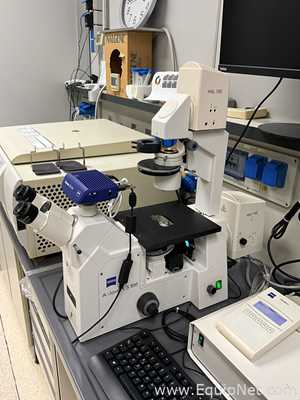 Carl Zeiss Axiovert S100 Microscope with Axiocam 208 Color USB Camera
