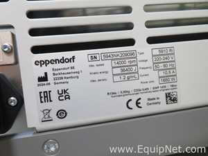 Eppendorf5910Ri Refrigerated Benchtop Centrifuge