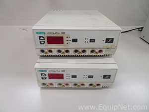 Lot of 2 Bio Rad Power Pac 300 and 200 Electrophoresis Power Supplies