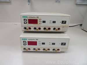 Lot of 2 Bio Rad Power Pac 300 and 200 Electrophoresis Power Supplies