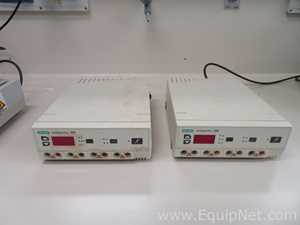 Lot of 2 Bio Rad Power Pac 300 and 200 Electrophoresis Power Supplies