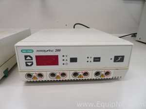 Lot of 2 Bio Rad Power Pac 300 and 200 Electrophoresis Power Supplies