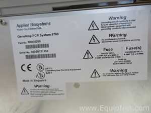 PCR y Termociclador Applied Biosystems Gene Amp 9700