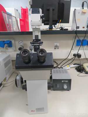 Leica DMIRB Fluorescence Microscope With Reichert Power Supply