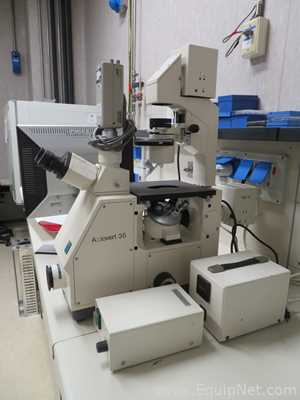 Zeiss Axiovert 35 Inverted Microscope with Zeiss Power Supply