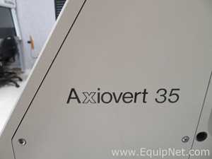 Zeiss Axiovert 35 Inverted Microscope with Zeiss Power Supply