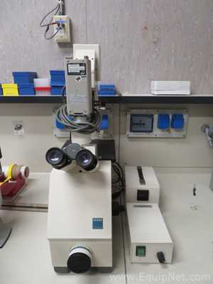 Zeiss Axiovert 35 Inverted Microscope with Zeiss Power Supply