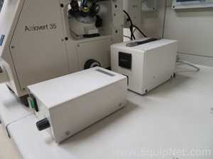 Zeiss Axiovert 35 Inverted Microscope with Zeiss Power Supply