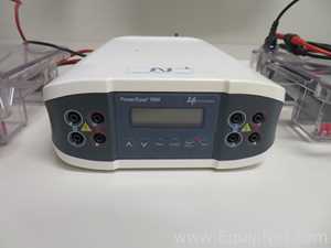 Lot of 2 Biorad Sub-Cell GT Wide Mini Electrophoresis With Biorad Power Ease Power Supply