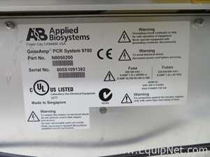 PCR y Termociclador Applied Biosystems Gene Amp 9700