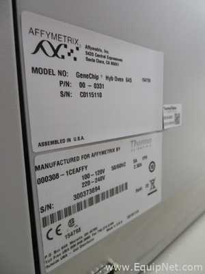 Escáner Affymetrix Gene Chip Scanner 3000
