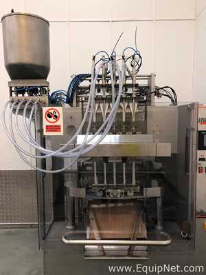 Inever M600-5 Form Fill Seal Machine. Fitted with 5-head iSP5 Inkjet printer.