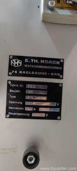 E. TH. Noack DPN740 Blister Machine