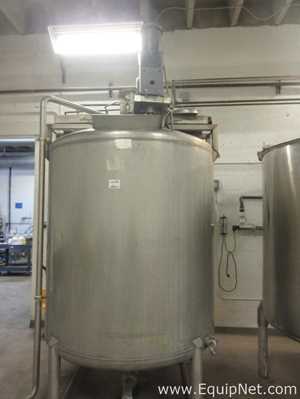 850 Gallon Agitated Stainless Steel Tank With Mount For Homogenizer