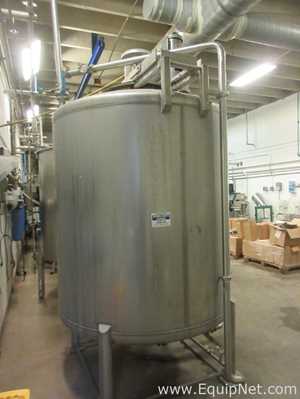850 Gallon Agitated Stainless Steel Tank With Mount For Homogenizer