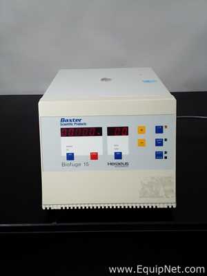 Centrífuga para laboratorio Baxter Scientific Biofuge 15