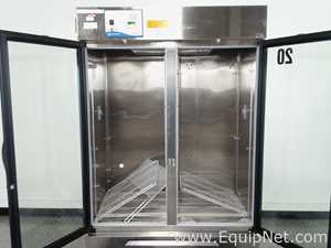 Fisher Scientific MH49SS-GAEE-FS Double Glass Door Refrigerator