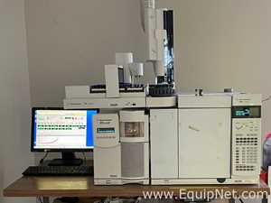 Cromatógrafo De Gases Agilent Technologies 7890A con MSD Inerte 5975C y Muestreador Automático 7693