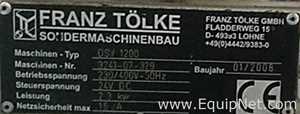 Alimentador o Enderezador Franz Tolke GmbH DSV 1200