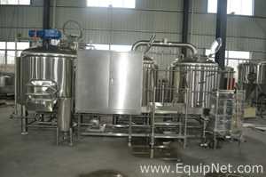 10 BBL Electric Brewhouse with 15 BBL Mash Tun and 2 x 10 BBL Kettles and 20 BBL Hot Liquor Tank