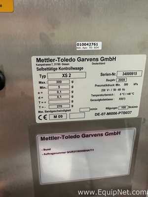 Verificador de Peso Mettler Toledo Garvens GmbH XS 2