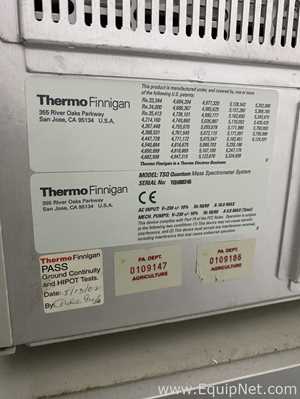Espectrômetro de Massa Thermo Finnigan TSQ Quantum