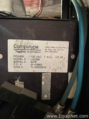 Computype LA2390 Automatic Horizontal Wraparound Labeling System