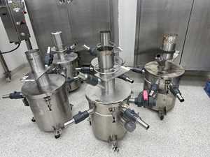 Lot of 5 Vacuum System Collectors