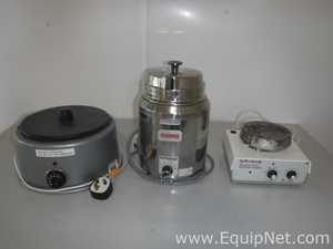 Lote de 3 Agitador / Parrilla Gallenkamp Magnetic Stirrer Thermostat Hotplate