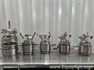 One Lot of Five Diamond Miners for Growing THCA Diamonds Including Circulation Pump