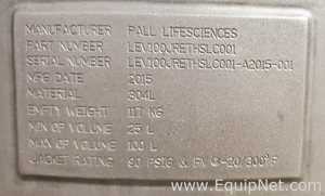 Recipiente de Mistura Pall Life Sciences LEV100JRETHSLC001